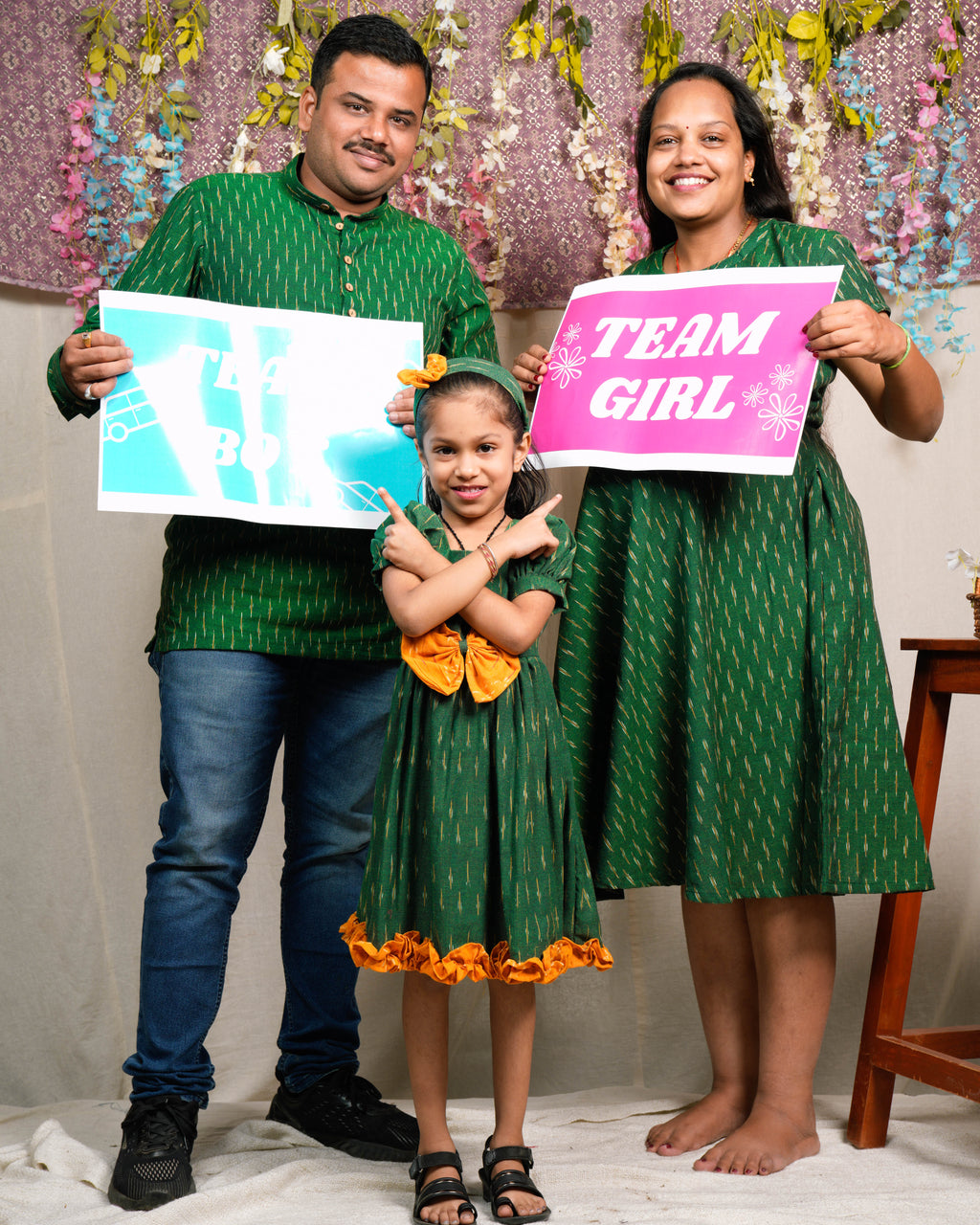 Pickle Green Glorious Maternity Dress