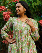 Mint Green Maternity Long Dress