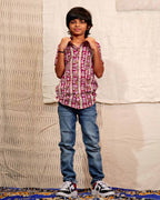 Maroon Red Pinnacle Kids Shirt