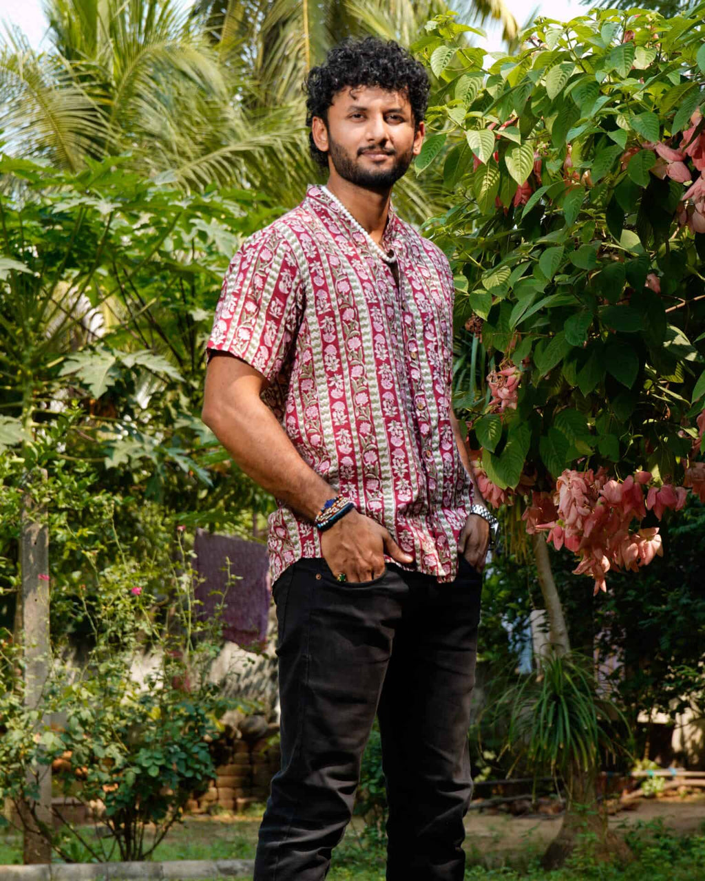 Maroon Red Pinnacle Shirt