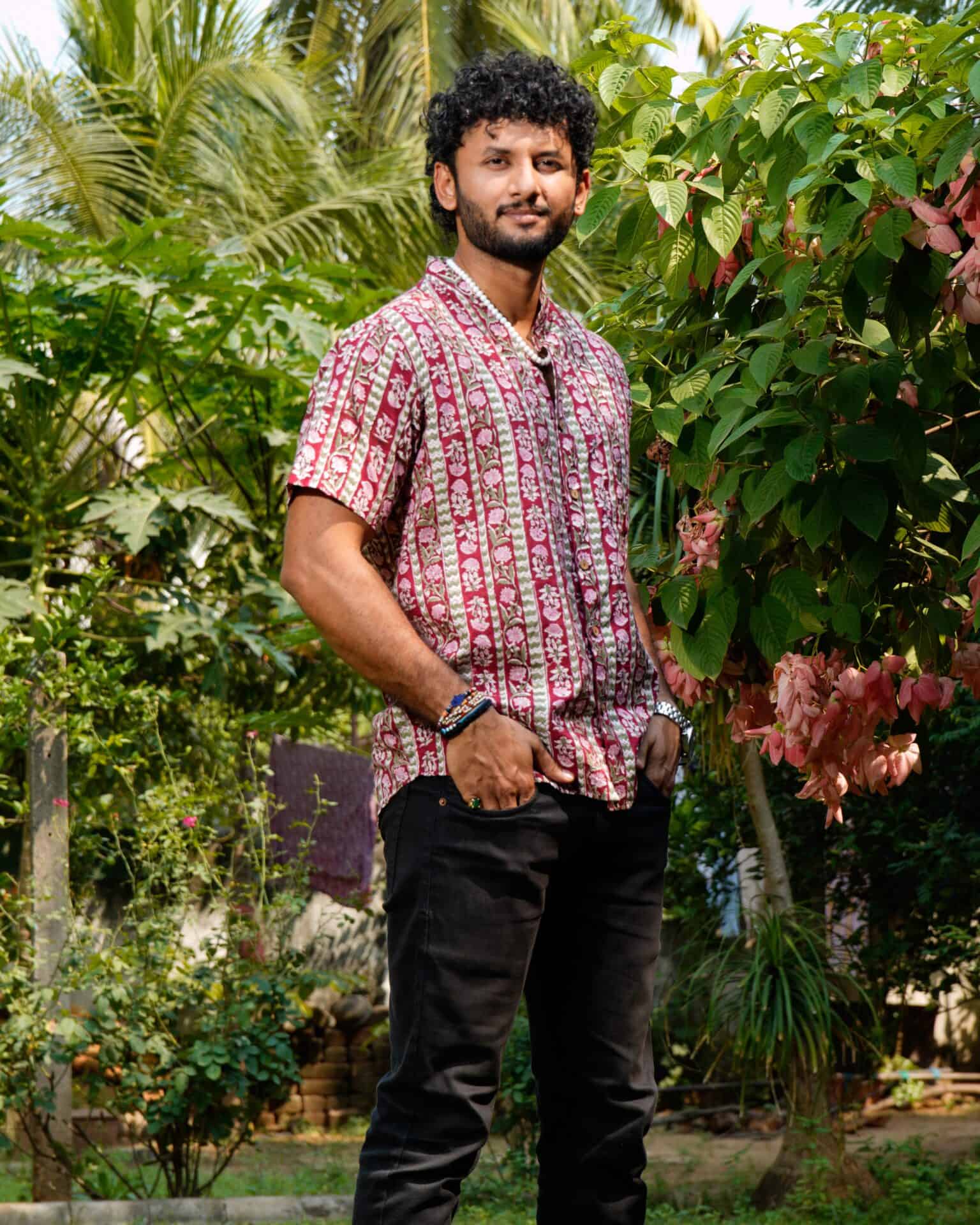 Maroon Red Pinnacle Shirt