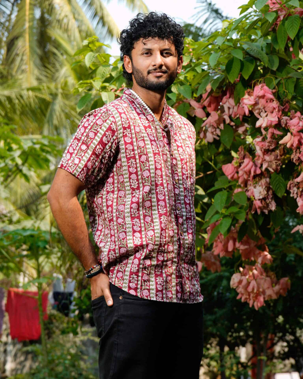 Maroon Red Pinnacle Shirt