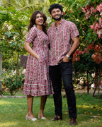 Maroon Red Pinnacle Couple