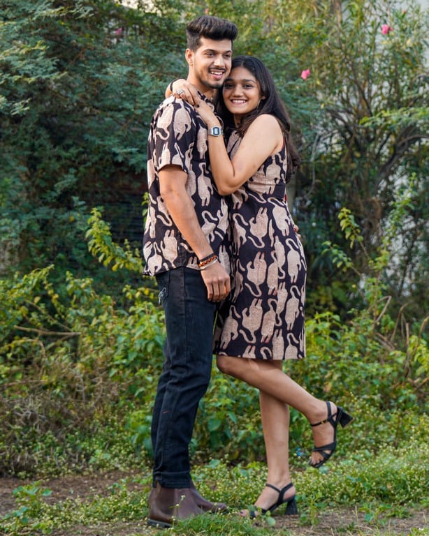 Black Kitty Halter Shift Couple Set