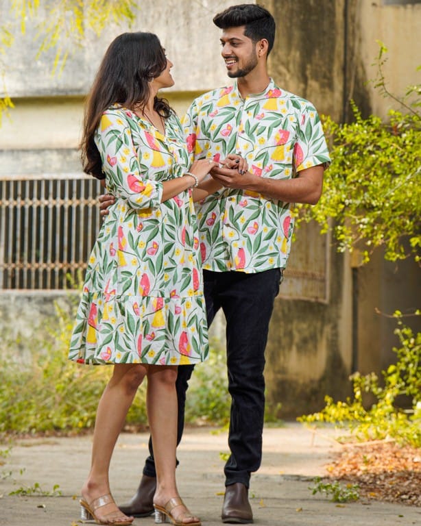White Bird Short Couple Set