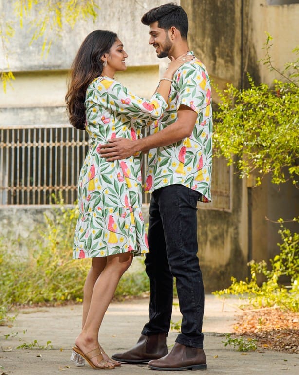 White Bird Short Couple Set