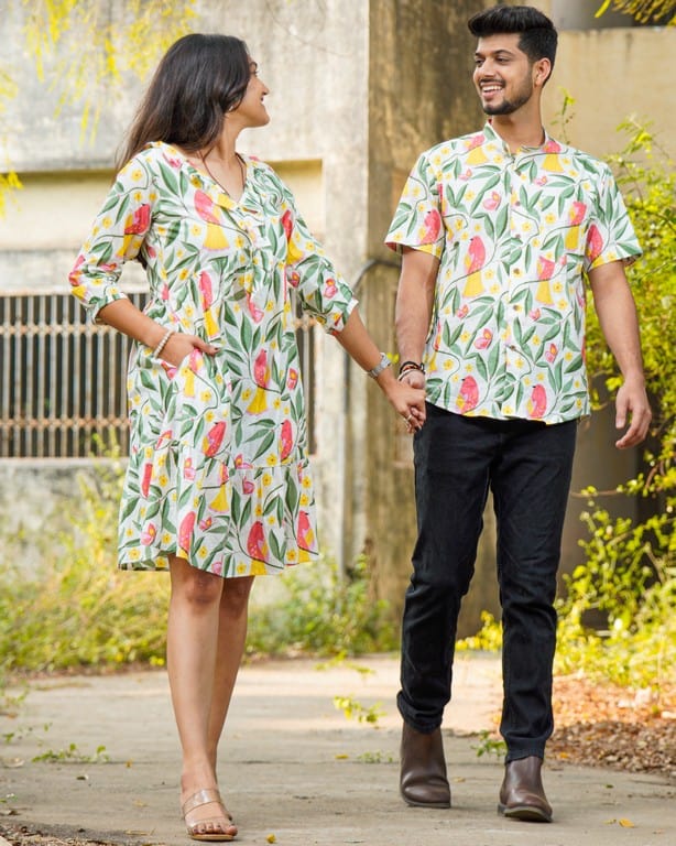 White Bird Short Couple Set