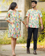 White Bird Short Couple Set
