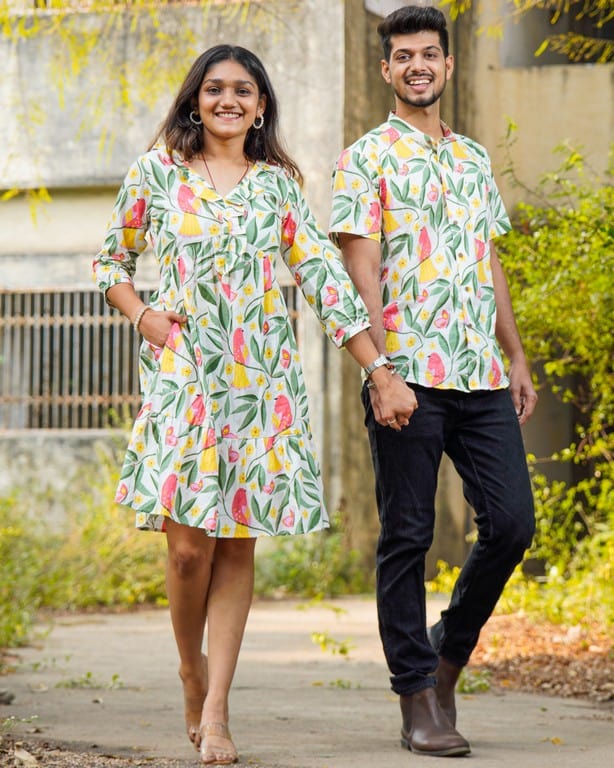 White Bird Short Couple Set