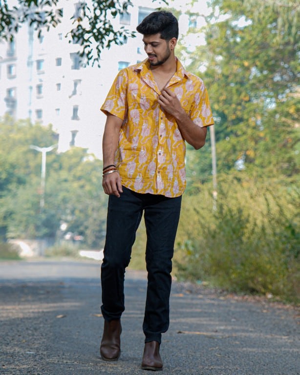 Yellow Kitty Shirt