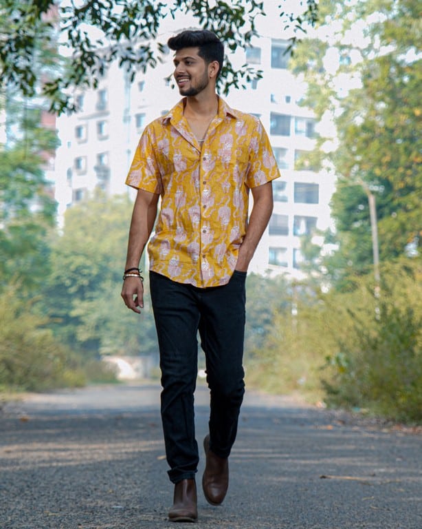 Yellow Kitty Shirt