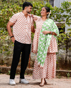 Swan White Plus Size Sharara Set