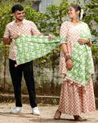 Swan White Plus Size Sharara Set