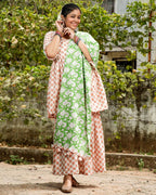 Swan White Sharara Set