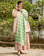 Swan White Plus Size Sharara Set