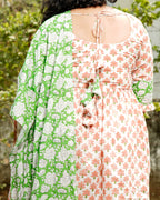 Swan White Plus Size Sharara Set