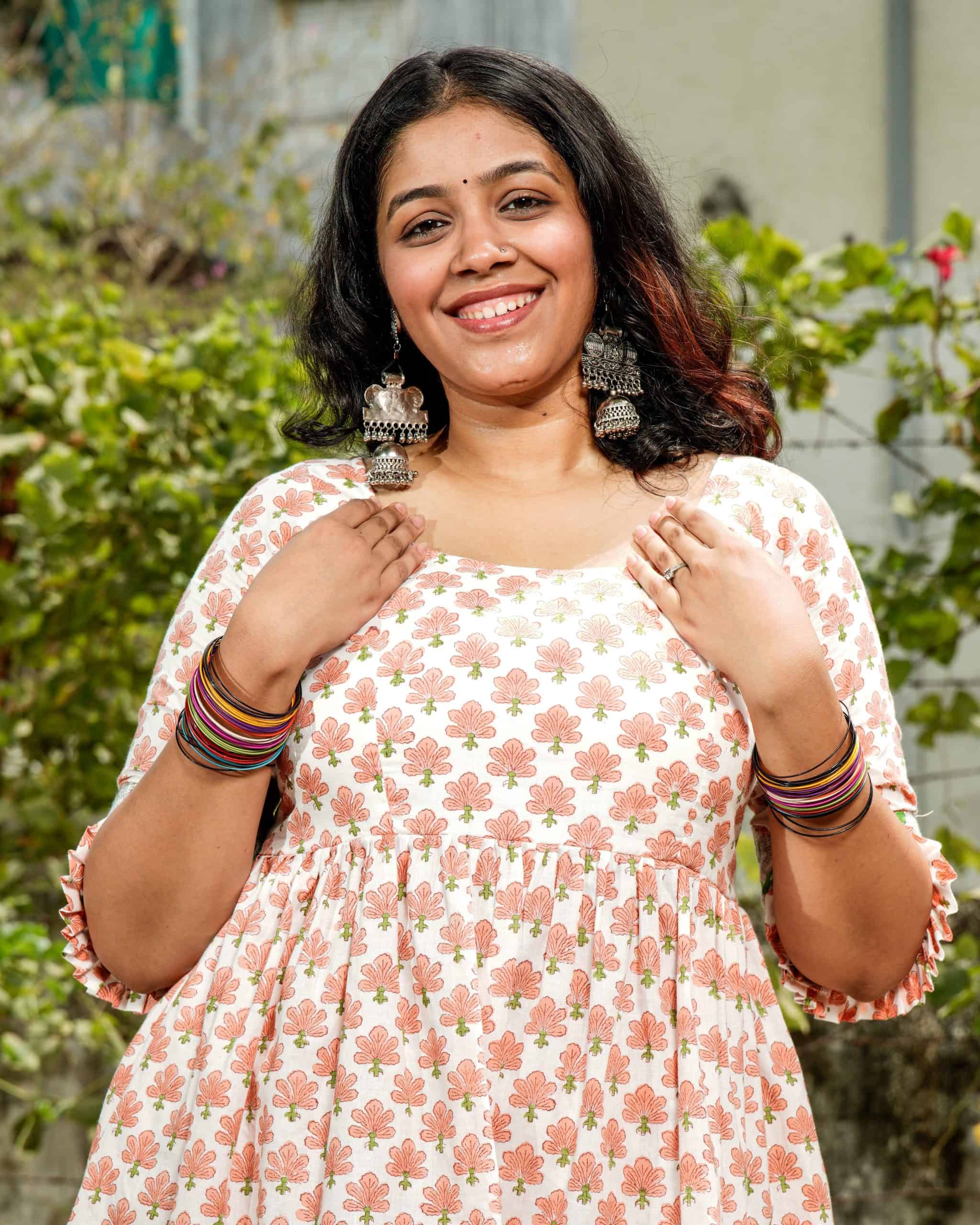 Swan White Sharara Set