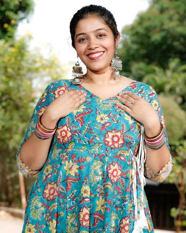 Turquoise Lily Angrakha Suit Set