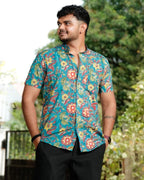 Turquoise Lily Shirt