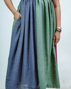 Electric Grey Maternity Dress