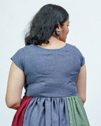 Electric Grey Maternity Dress