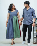 Electric Grey Couple Set