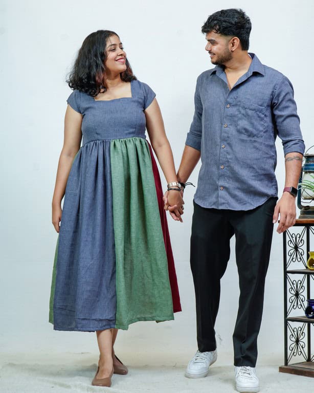 Electric Grey Couple Set