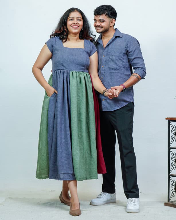 Electric Grey Couple Set