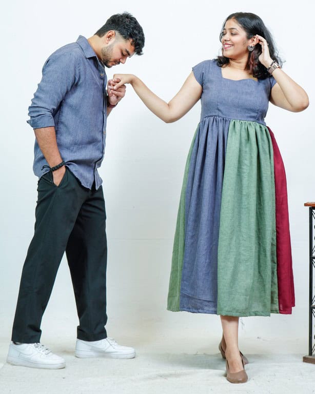 Electric Grey Couple Set