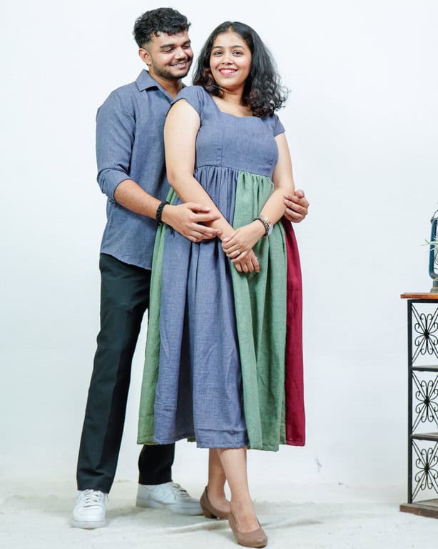 Electric Grey Couple Set