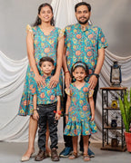 Turquoise Lily Frill Family Set