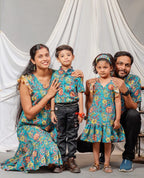 Turquoise Lily Frill Family Set