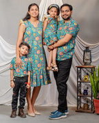 Turquoise Lily Frill Family Set
