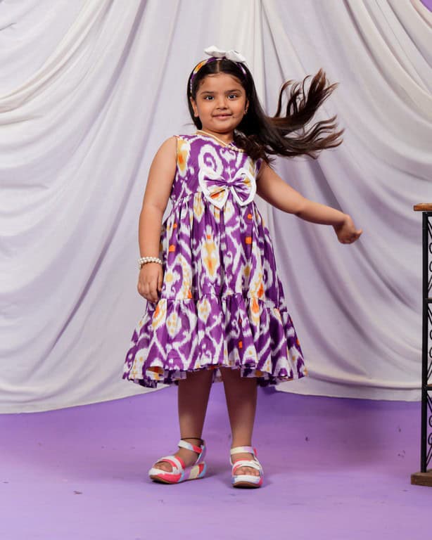 Purple Lisa Kids Dress