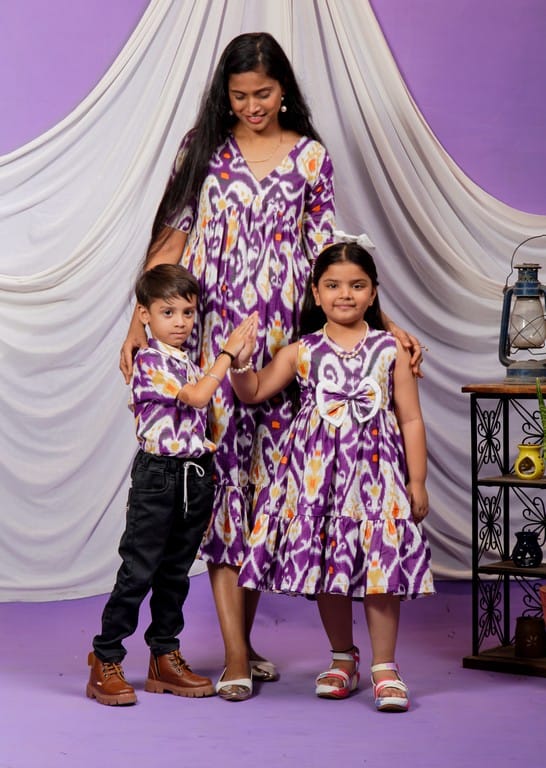 Purple Lisa Mom Kid Twinning Main image