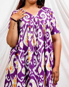 Purple Lisa Plus Size Dress