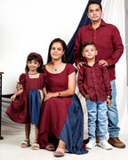 Electric Maroon Family Set