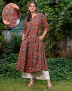 Mustard floral Kiara dawn maternity Dress