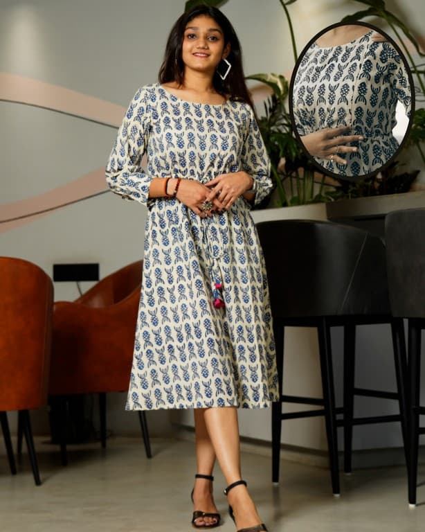 Blue Shoal Maternity Dress Main image