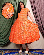 Arctic Orange Maternity Dress
