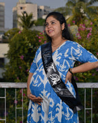 Blue Lisa Maternity Dress