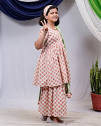 Swan White Kids Sharara