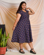 Purple Berry Maternity Dress