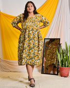 Yellow Cannas Plus Size Outfits