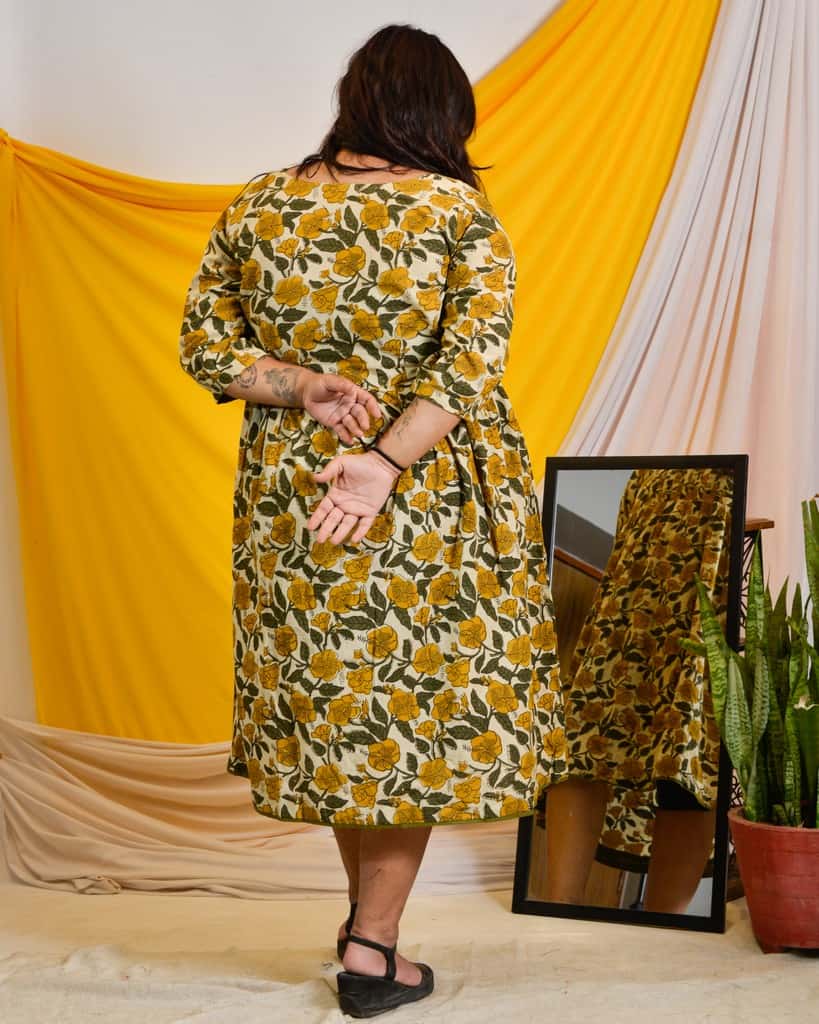 Yellow Cannas Plus Size Outfits