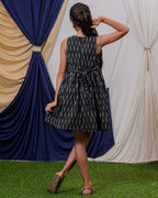 Black Punch Kids Dress