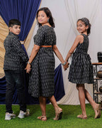 Black Punch Mother Kids Twinning