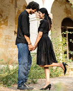 Starry Black Couple Set