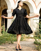 Starry Black Dress