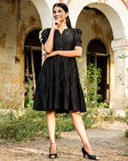 Starry Black Dress